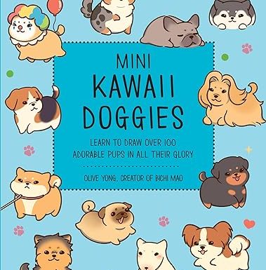 Mini Kawaii Doggies: Learn to Draw Over 100 Adorable Pups in All Their Glory (Kawaii Doodle)