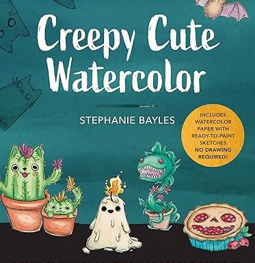Creepy Cute Watercolor