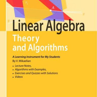 Linear algebra, theory and algorithms